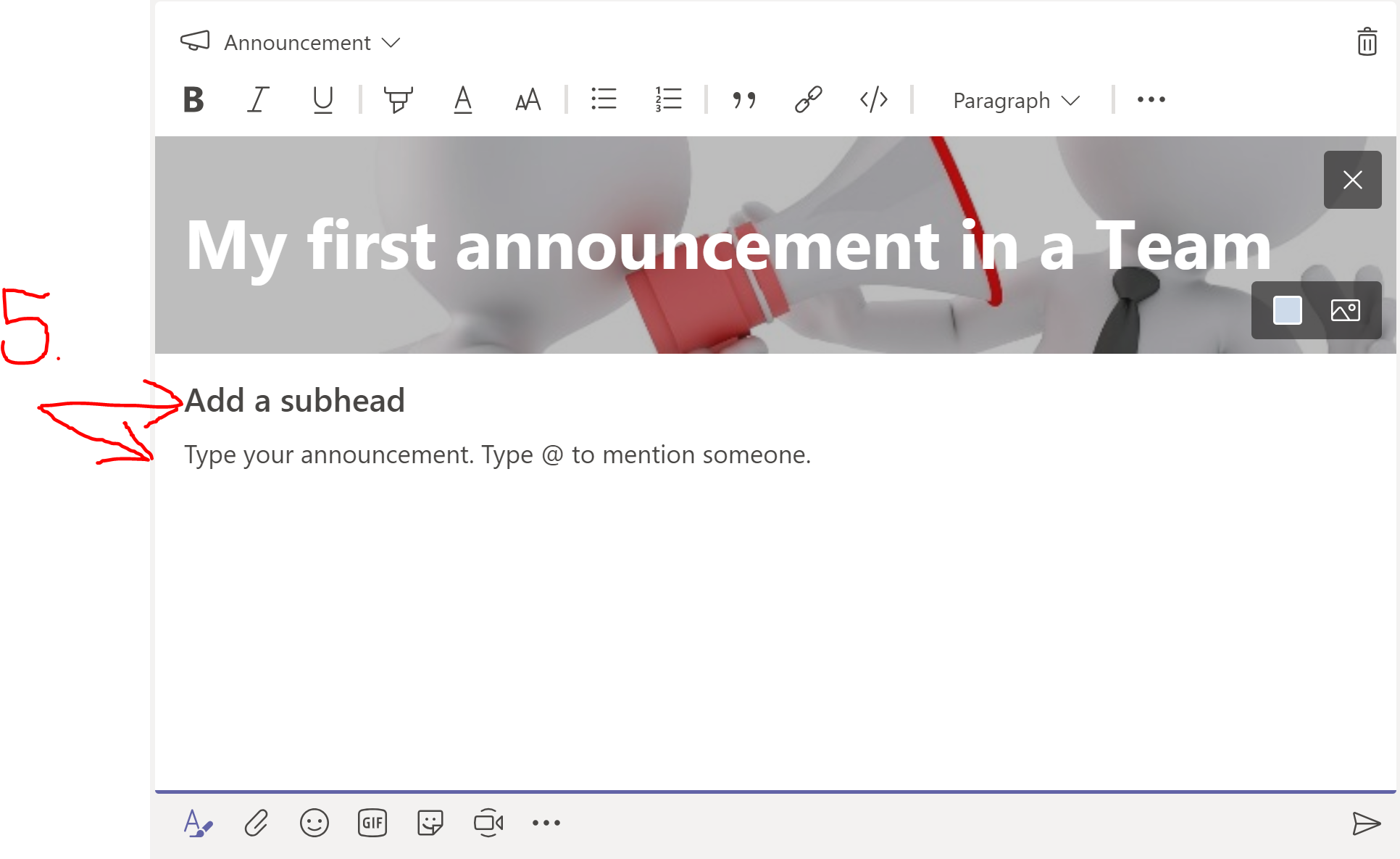 Say Welcome to Announcements in Microsoft Teams – Providing Tips