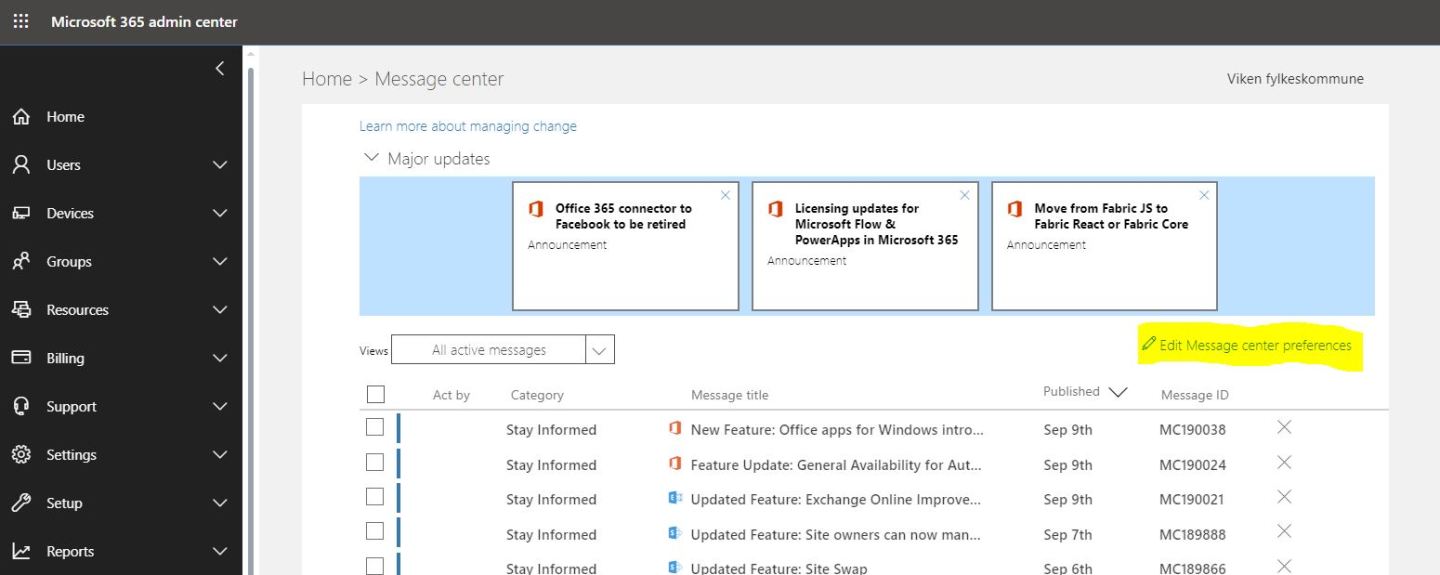 How to view messages from Microsoft 365 Message Center in a Channel in ...